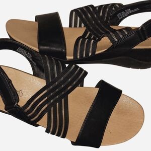 Elegant Black Strappy Sandals
